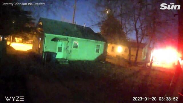 Meteor lights up the night sky over Oklahoma #shorts