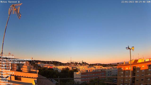 2023-01-22 🎥 Timelapse, ⌚ 24horas,🌦 MeteoTorrent - Oeste 🧭