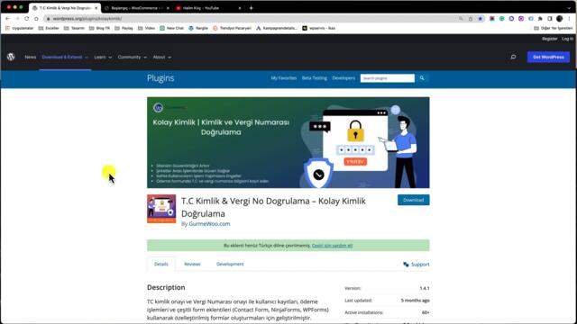 WooCommerce T.C Kimlik & Vergi No Doğrulama - #woocommerce #wordpress
