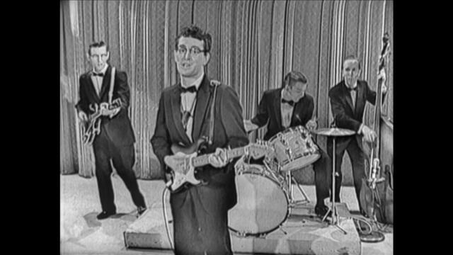 Buddy Holly & The Crickets "That'll Be The Day" on The Ed Sullivan Show