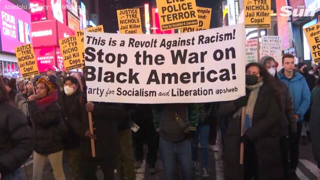 Second day of protests in New York after release of Tyre Nichols footage