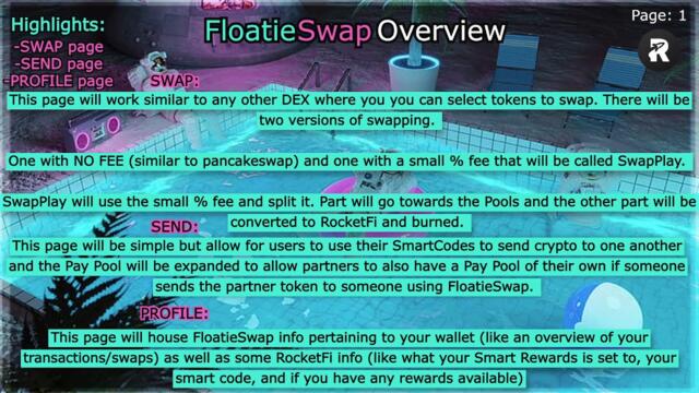FloatieSwap, a RocketFi utility,  and What to Expect