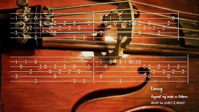 Medieval Music - Volosi - Crawler [Full Acoustic Guitar Tab by Ebunny] Fingerstyle How to Play
