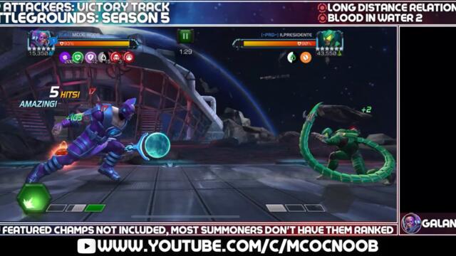 Top 10 Attackers - Battlegrounds: Season 5