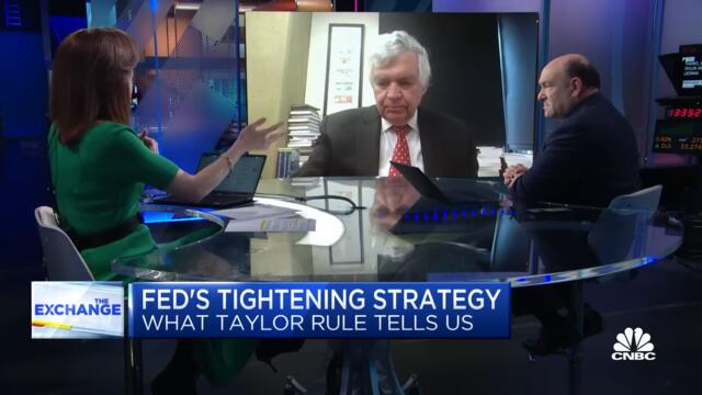 The Fed is paying more attention to the Taylor rule, says Stanford Professor John Taylor