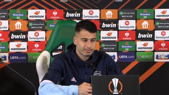 Playing up front? I'll play in GOAL if I need to! | Gabriel Martinelli | Sporting CP v Arsenal