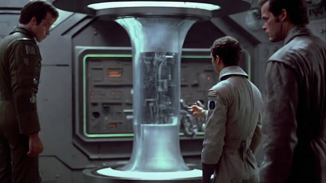 Star Trek in the style of Alien & H.R. Giger