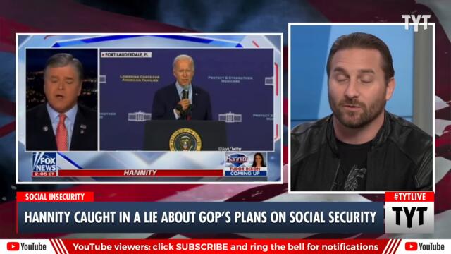 Hannity Caught LYING About Cutting Social Security
