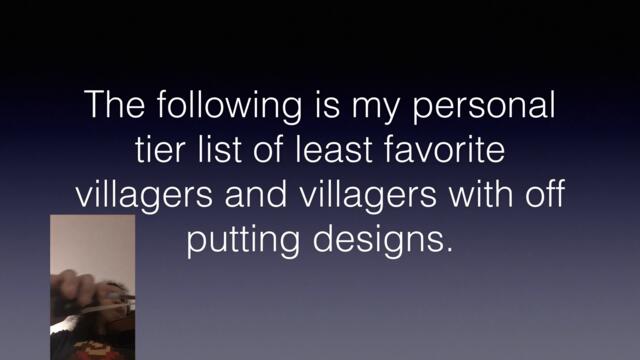 Animal Crossing New Horizons Worst Villager Tier List 2022! 🌲