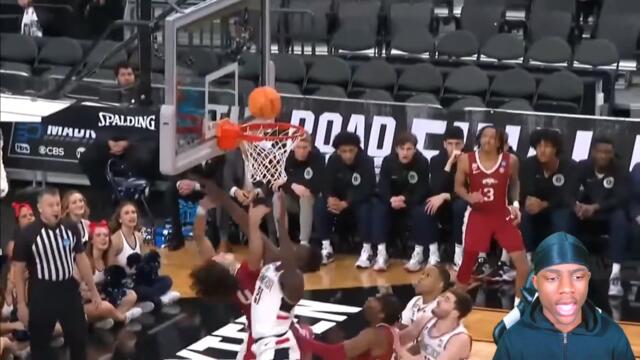 MARCH MADNESS! 4 UConn vs. 8 Arkansas Sweet 16 Full Game Highlights Reaction