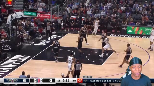Los Angeles Clippers vs New Orleans Pelicans  Full Game Highlights Reaction