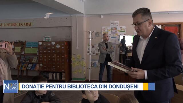 Donație pentru biblioteca din Dondușeni