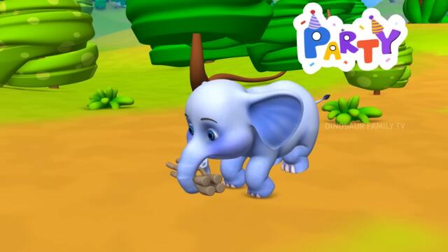 Magical Dragon Saves Elephant Dinosaurs from Earth Quake in Jungle | Funny Dinosaurs Videos 3D