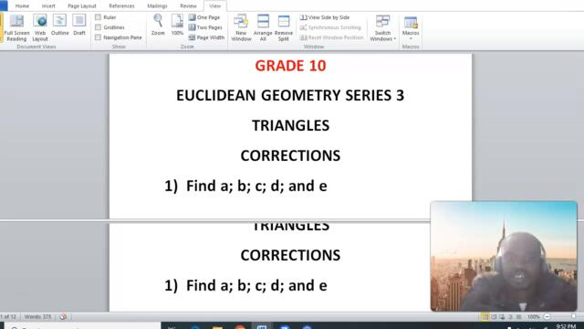 Euclidean Geometry Triangles Series 3