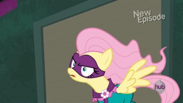 Flutterhulk - Power Ponies scene
