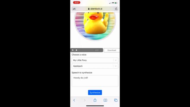 I Have UberDuck Ai