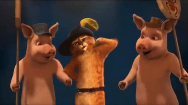 Shrek Donkey Fiona and Puss In Boots Uberduck Ai Voice We Don't Talk About Bruno Encanto Meme