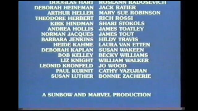 Closing To My Little Pony The Movie 1990 VHS