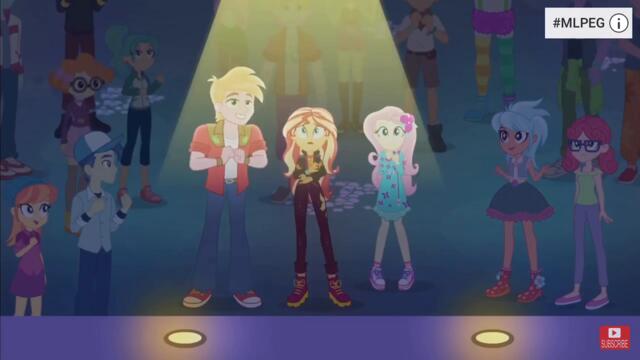 YTP MLP Equestria Girls The Last Drop Sunset Shimmer And Fluttershy Games VS Dancing Wolf