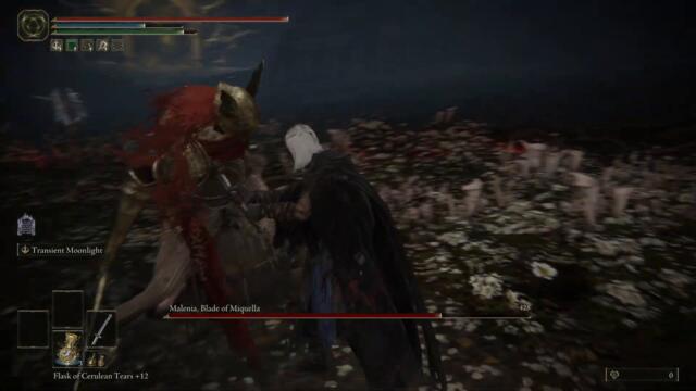 Elden Ring - Malenia Boss Fight With Moonveil (No Parry - No Hit - No Summon)