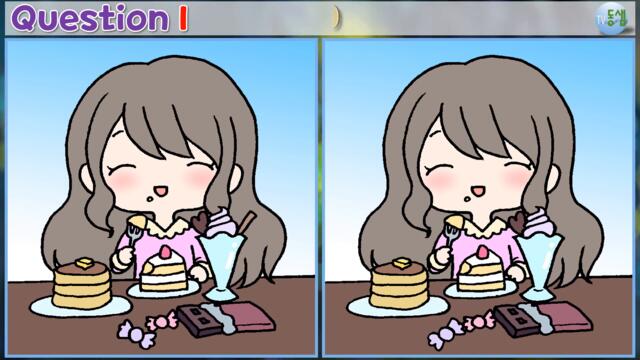 관찰력 집중력 향상 ▶틀린그림찾기(다른그림찾기) No.457 (Can you spot it? find 3 differences!)