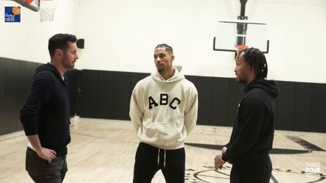 JJ Redick's 8-Year Old Son Challenged Josh Hart To A 3-Point Contest 🏀