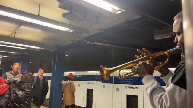 Jazz on the subway: 'Take the A Train' (or the F)