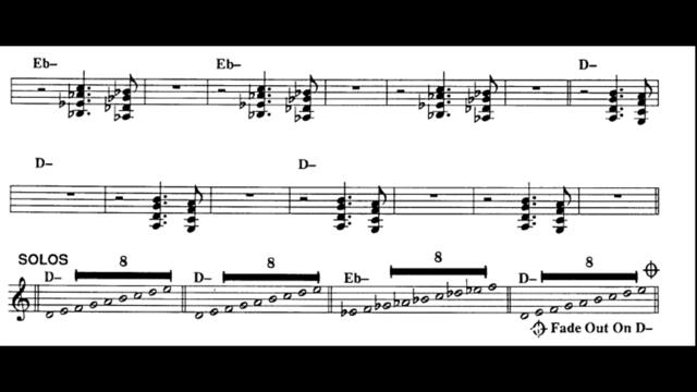 So What (fast ver.) Miles Davis Jazz Play Along (Vol 50 The Magic of Miles Davis) sheet music, Noten