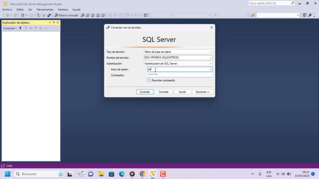 02- Creación de usuario SQL | Proceso CRUD ASP.NET (C Sharp y Microsoft SQL Server)