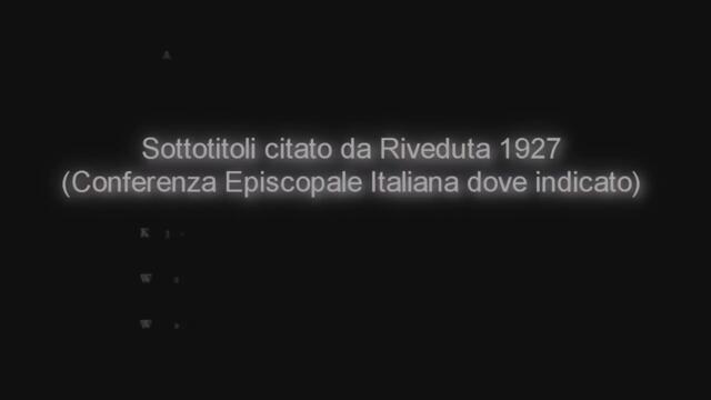 La Nuova Gerusalemme, Apocalisse 21, 22, italiano,Italian subtitles, Città Santa