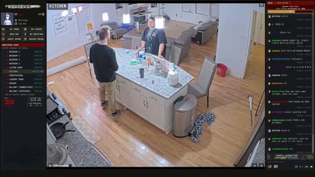 Fishtank.live Mauro goes FULL SCHIZO. Oblivion NPC dialogue in kitchen. (Day 33).