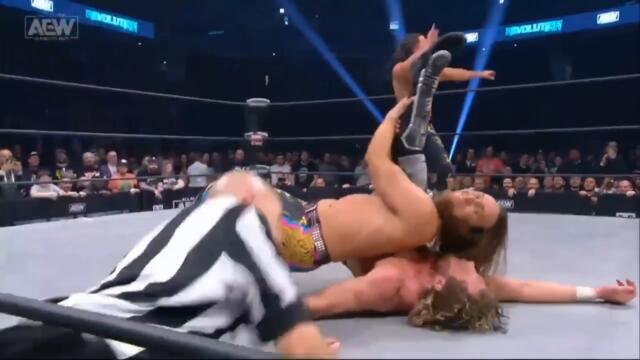 AEW Kenny Omega & Hangman Page vs The Young Bucks at AEW Revolution 2020