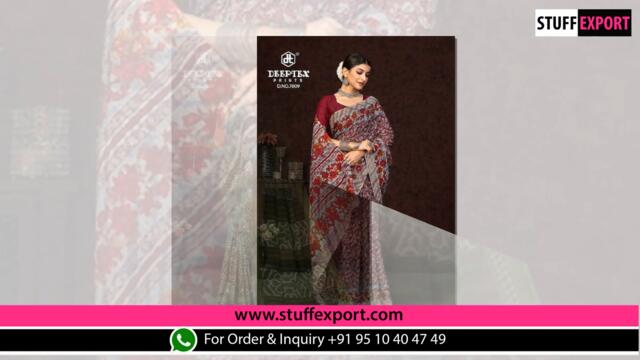 Deeptex Prime Time Vol 7 Regular Cotton Saree Collection Full Catalog Available At Wholesale Rate.