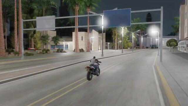 GTA SA at Night with RTX Remix (Real Ray Tracing)