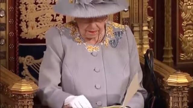 BBC reporting on DPRK (North Korea) overlaid on queen funeral procession