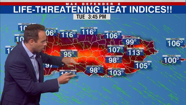 Life-threatening heat in Puerto Rico spawned by exceptionally extreme weather pattern