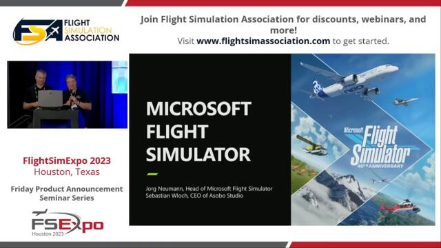 Microsoft Flight Simulator Presentation from FlightSimExpo 2023