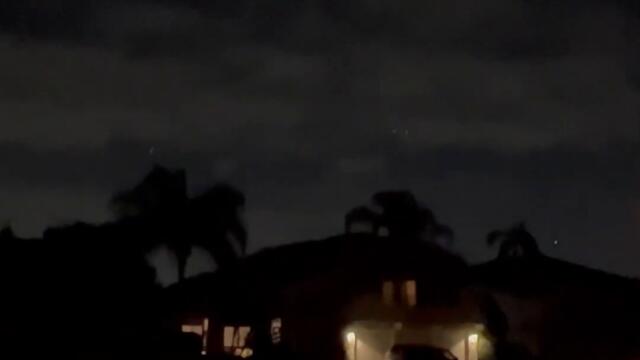 Glowing objects over California 6-22-2023 UFO sighting news