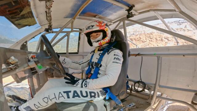 F1 Drivers Race HUGE Mega Trucks (Max vs Yuki) 🇦🇹