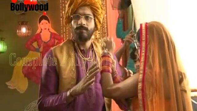 On Location Of TV Serial 'Uttaran' Akash meets Mithi after long time at Maharani's house Part-2
