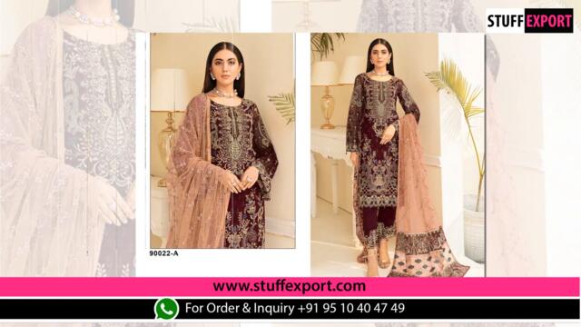 Al Karam 90022 Colors Embroidery Pakistani SuitS Full Catalog Available At Wholesale Rate.