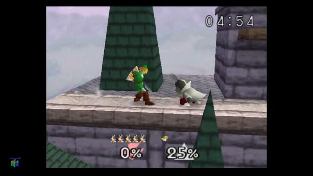Super Smash Bros 64 Remix Peppy Hare Gameplay