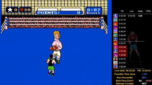 Mike Tyson's Punch-Out!! in 14:48.12 (World Record)