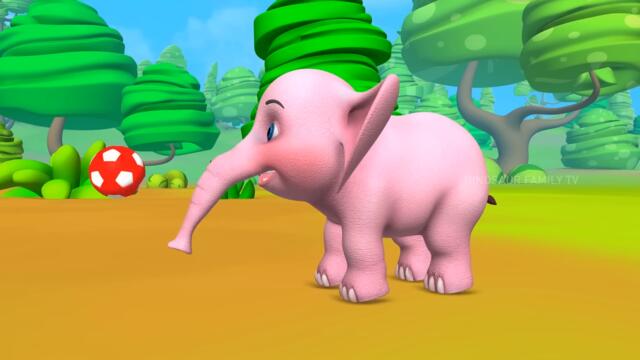 Long Neck Brontosaurus Fun Play with Frogs - Baby Dinosaur and Mammoth Elephant Dragon Funny Videos