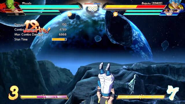 DBFZ Mini Practice Session- Piccolo Team Synergy Combos (ver. 1.32)