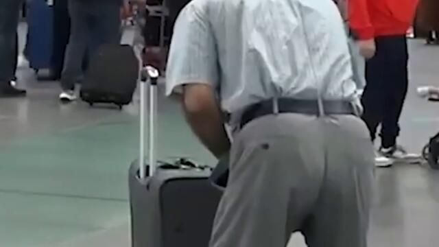 Se rompe vidrio en el AICM y lesiona a tres personas #Short