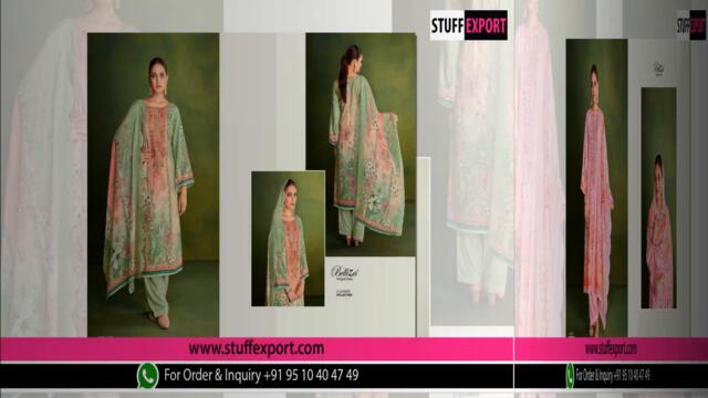 Belliza Mehfuza Pure Cotton Digital Printed Dress Material Full Catalog Available At Wholesale Rate.