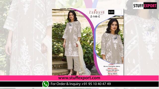 Zarqash Z 149 Ready Made Georgette Salwar Kameez Full Catalog Available At Wholesale Rate.