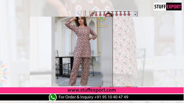 Kalki Vol 1 By Passion Tree Cotton Co Ord Set Collection Full Catalog Available At Wholesale Rate.