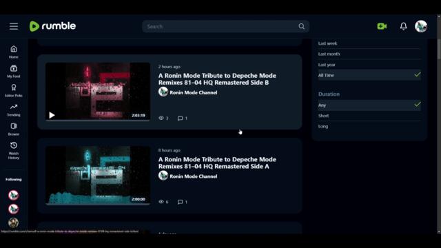 A Ronin Mode Tribute to Depeche Mode Remixes 81–04 Full Album HQ  Remastered Only on Rumbel!